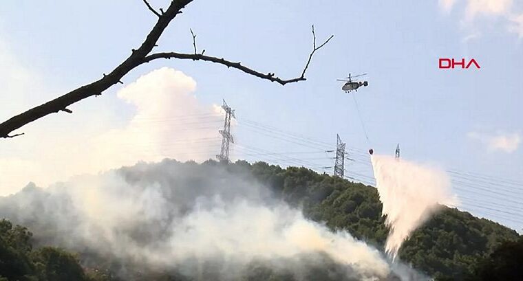 Пожар в Стамбуле