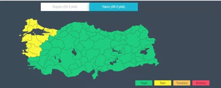 Предупреждение от метеорологов