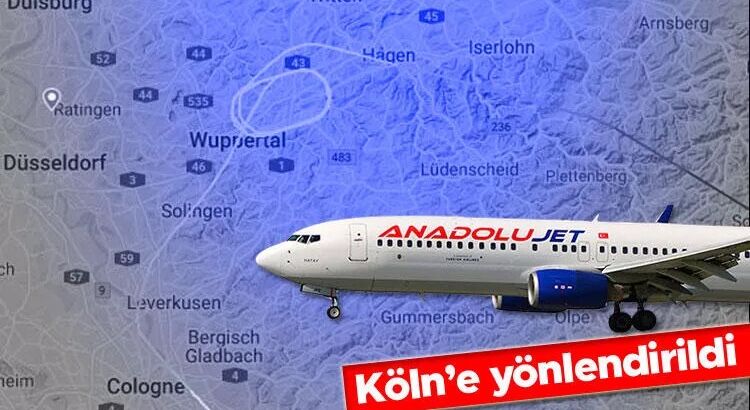 Рейс Anadolujet из Дюссельдорфа был перенаправлен в Кёльн