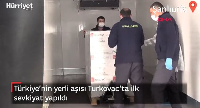 Была отгружена первая партия турецкой вакцины Turkovac