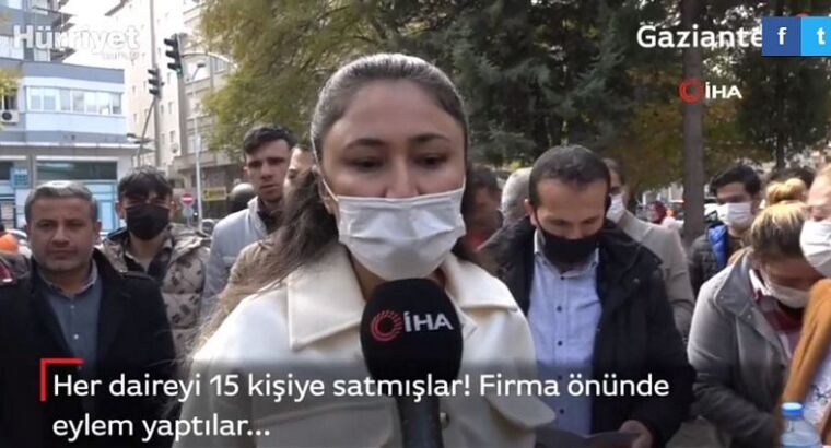 В Газиантепе квартиры были проданы сразу нескольким людям