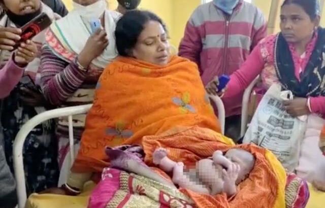 В Индии прошли необычные роды