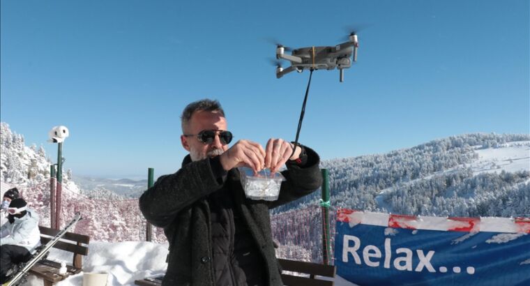 Доставка еды дронами: новая услуга на курорте «Карталкая» в Турции