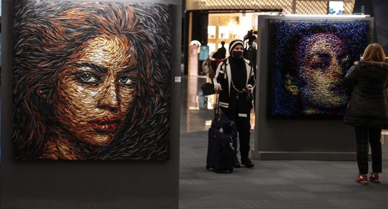 Произведения искусства из отходов: уникальная выставка в «Стамбульском аэропорту»