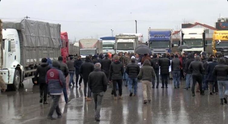 Протесты дальнобойщиков