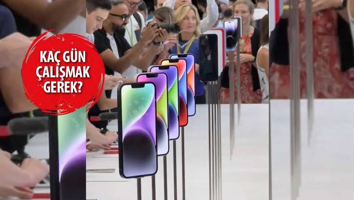 Сколько дней надо работать в разных странах, чтобы приобрести iPhone 14