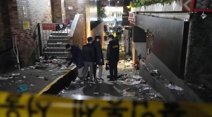 Давка в Сеуле на празднование Хеллоуина