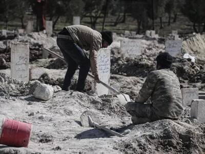 Последствия землетрясений в Сирии также ужасающие