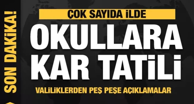 Завтра во многих провинциях будут закрыты школы