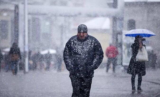 На Стамбул надвигается метель