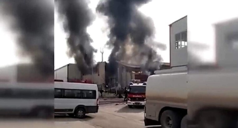Один человек погиб при пожаре на заводе химикатов в Анкаре