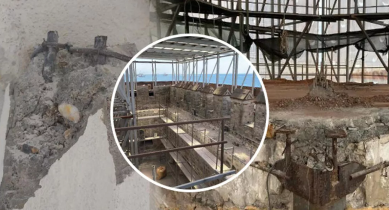 Фотографии Девичьей Башни до ее реставрации вызвали удивление