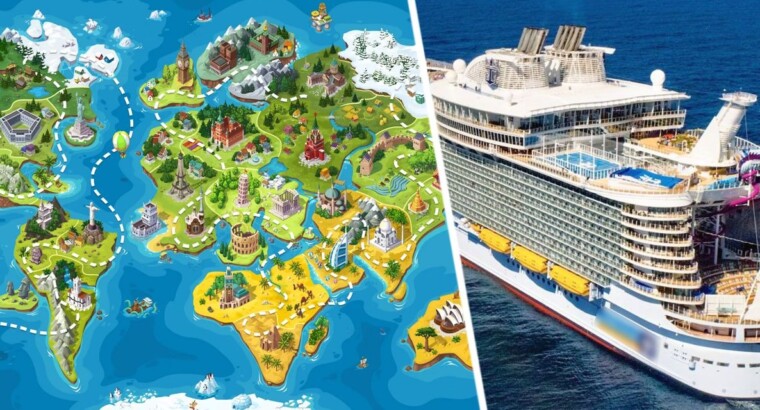 Началась продажа путевок на 3-х летний круиз по 135 странам с заходом в 375 портов