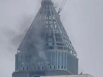 Пожар в финансовом центре Стамбула