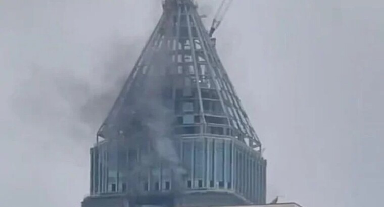 Пожар в финансовом центре Стамбула