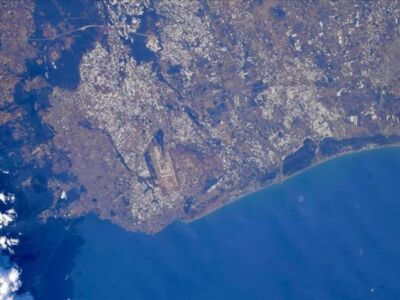 Российский космонавт показал, как выглядит из космоса Анталья