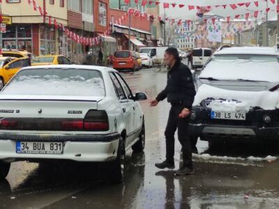 В первый день мая в Сивасе и Ардахане выпал снег