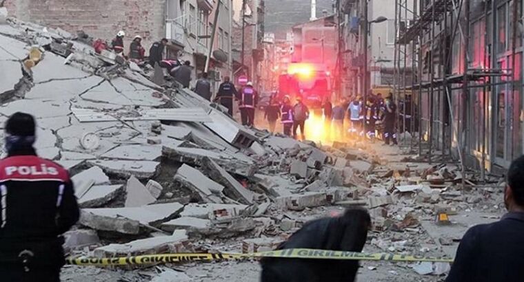 В Малатье обрушилось 4-этажное здание