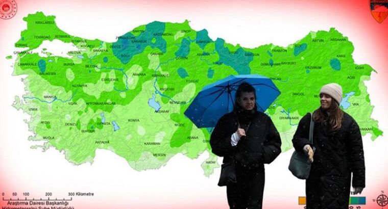 Количество осадков в апреле увеличилось на 254%