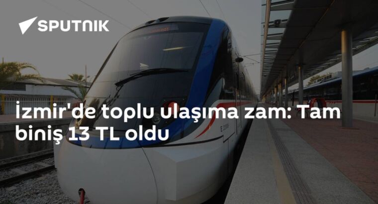 Увеличение цен на проезд на общественном транспорте в Измире