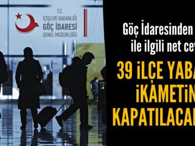 В некоторых новостных каналах и социальных сетях было объявлено, что «Стамбул и все его 39 округов были закрыты для проживания иностранных граждан»