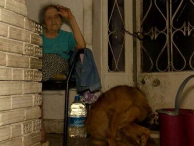 95-летнюю женщину выгнали на улицу