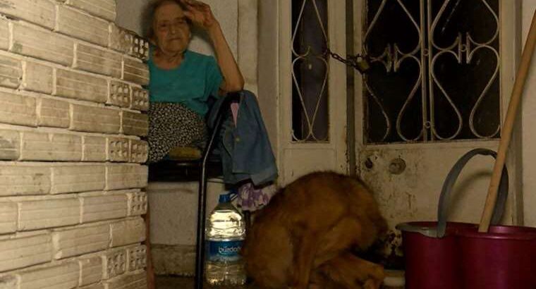 95-летнюю женщину выгнали на улицу
