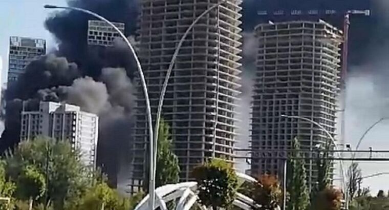В Анкаре вспыхнул пожар