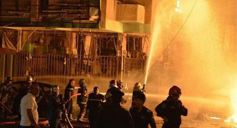 В Ираке в свадебном зале произошел пожар