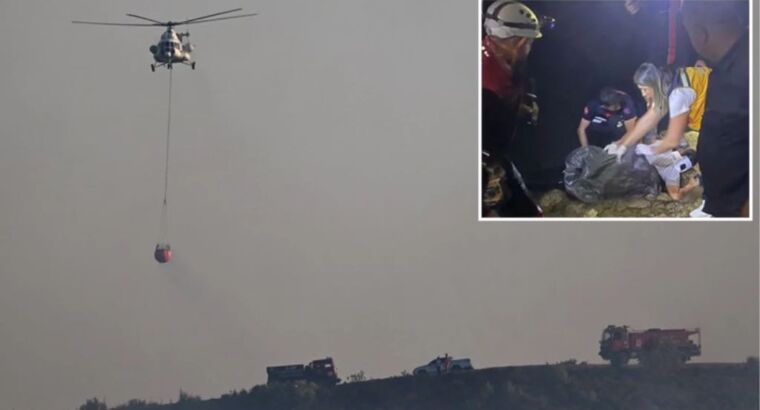 В Измире при тушении пожара произошла катастрофа