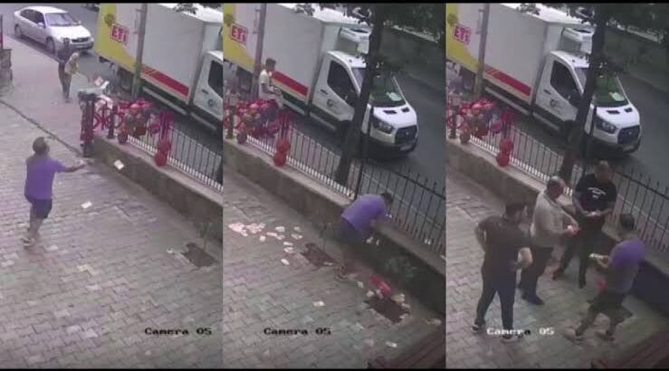 10 тысяч евро разнесло в разные стороны ветром