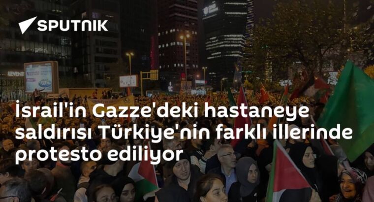 Жители Турции провели протесты у зданий посольств Израиля
