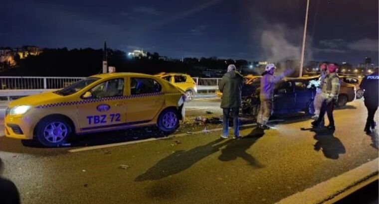 3 цепные аварии на мосту 15 Теммуз Шехитлер