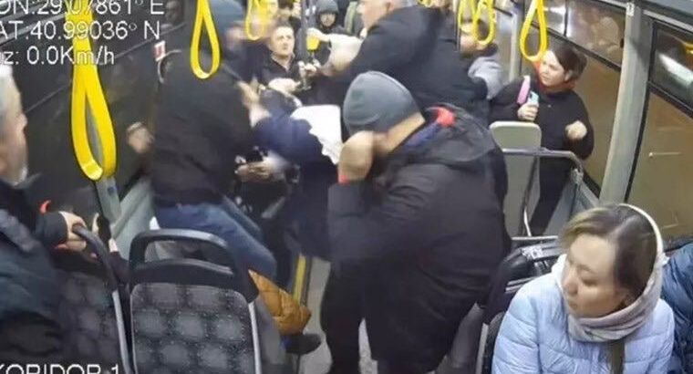 Мужчина, который ударил женщину в автобусе, был задержан
