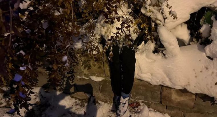 Приняла снеговика за труп