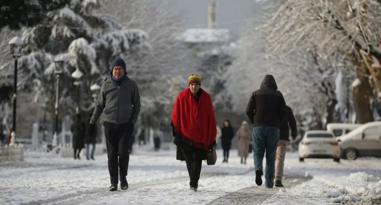 В Стамбул идут снегопады: ожидаются сибирские морозы