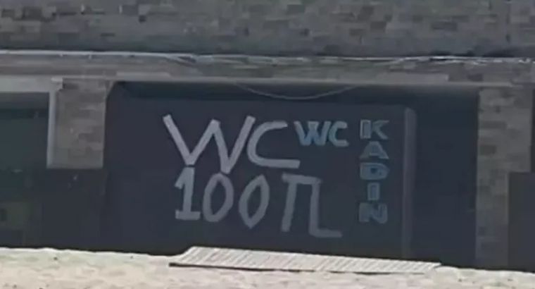 Чешме шокирует: 100 лир за туалет!