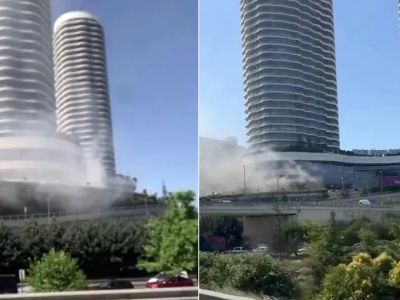 Пожар в торговом центре Mall of İstanbul