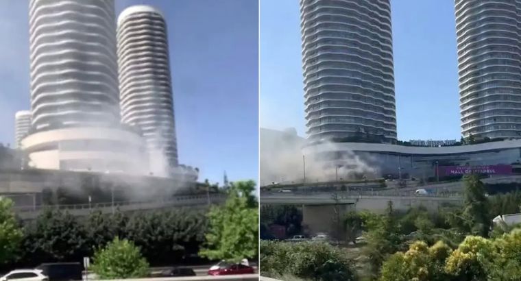 Пожар в торговом центре Mall of İstanbul