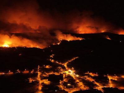 Пожар в Текирдаге перекинулся на Гелиболу