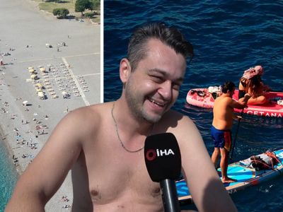 В Анталье — лето. Жители и туристы купались в выходные дни