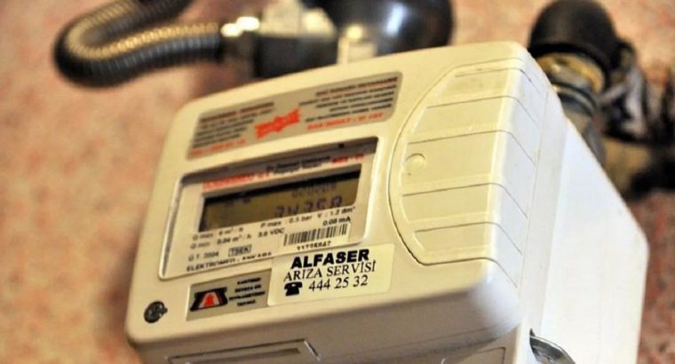 В Турции меняют старые счётчики природного газа