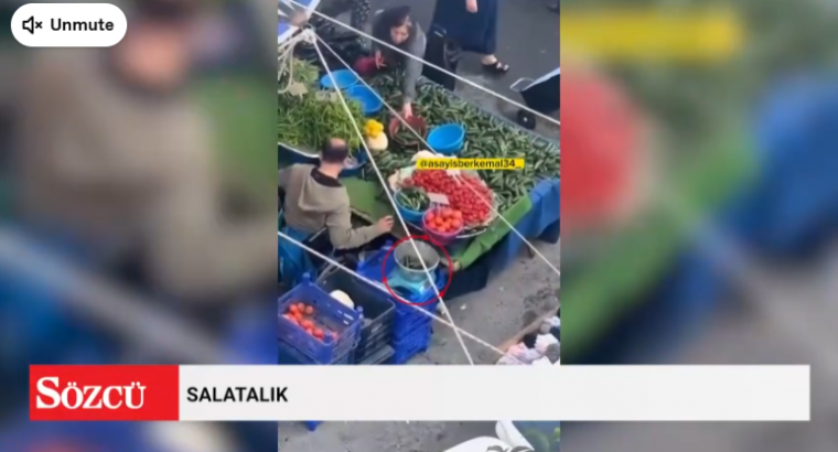 В Стамбуле наказали продавца, который обманывал покупателей на рынке 🥒🚫