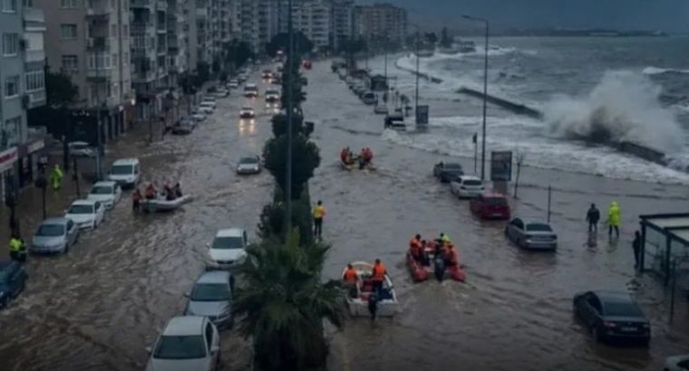 «Это не ИИ»: запад Турции накрыло наводнение