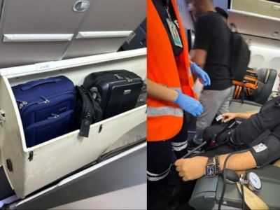 ✈️ Скандал на рейсе THY: на пассажира упал багаж