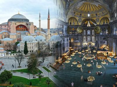 В Айя-Софии задержали двух иностранных туристов, которые громко читали Библию