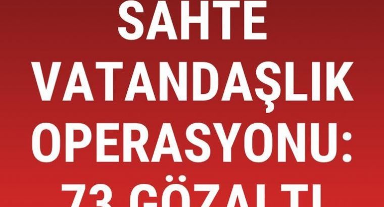 В Стамбуле задержали 73 человека по делу о незаконном получении гражданства Турции